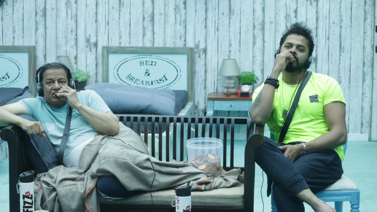 Sreesanth and Anup inside the secret room