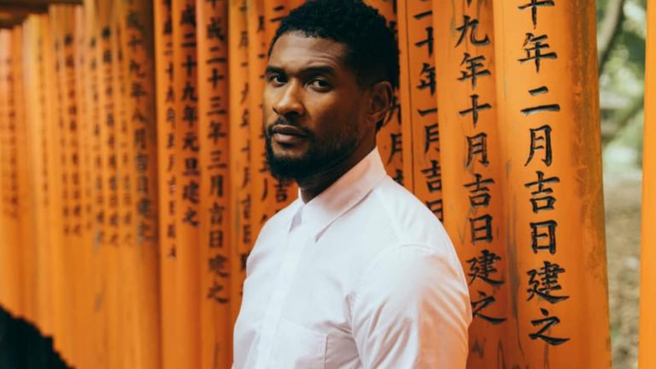 Usher. Image via Twitter
