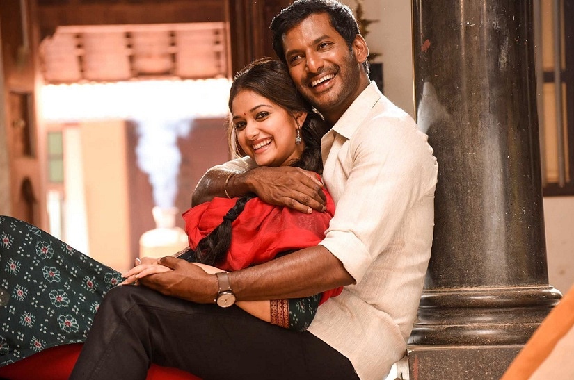 A still from Sandakozhi 2. Image via Twitter/@Sri50