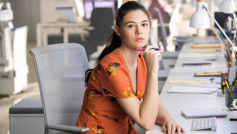 Nicole Maines in a scene from "Supergirl." Maines, a Maine transgender activist who won a discrimination lawsuit over using the girls' bathroom at her school, is making her debut as the character Nia Nal on the superhero series which premieres its fourth season on Sunday.