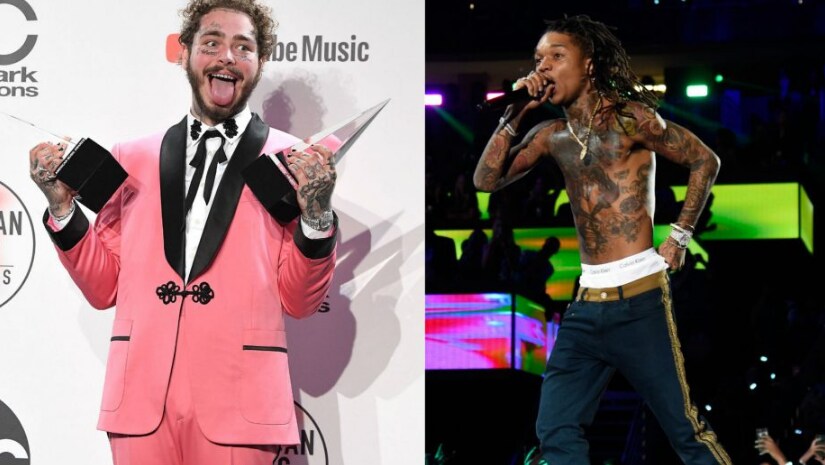 Post Malone (left) and Swae Lee. Image from Facebook