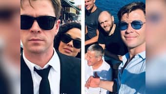 Chris Hemsworth wraps filming of Men in Black spin-off, shares behind-the-scenes photos with co-star Tessa Thompson