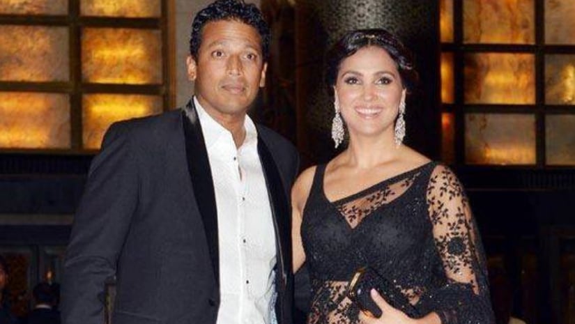 Mahesh Bhupati with Lara Dutta