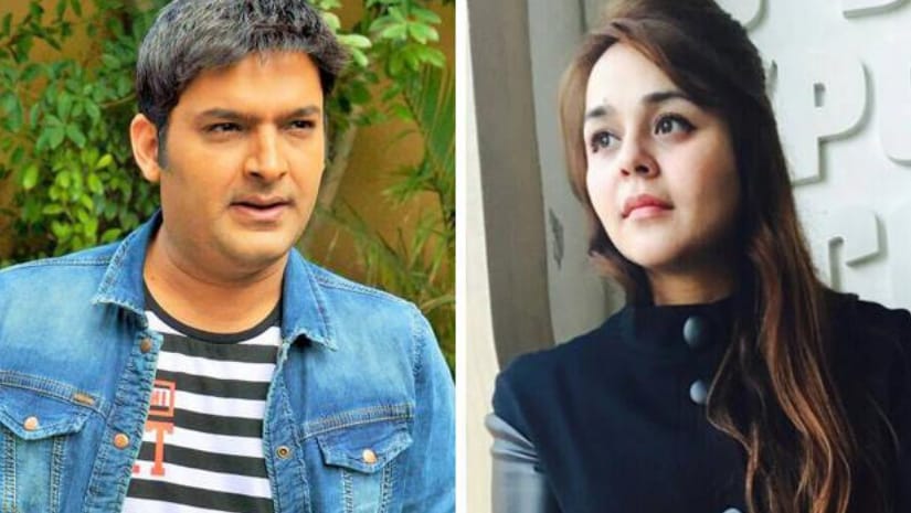 Kapil Sharma (left) and Ginni Chatrath. Image from Facebook