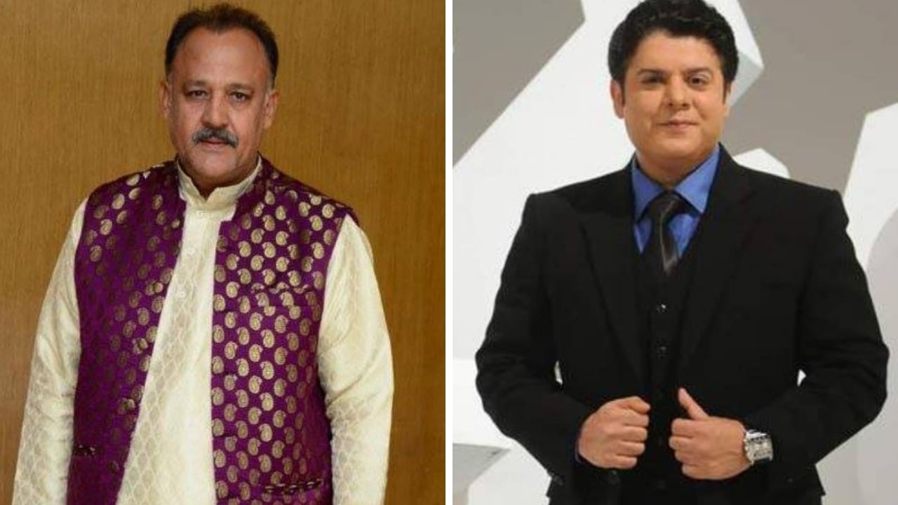 Alok Nath (left), Sajid Khan. Images via Facebook