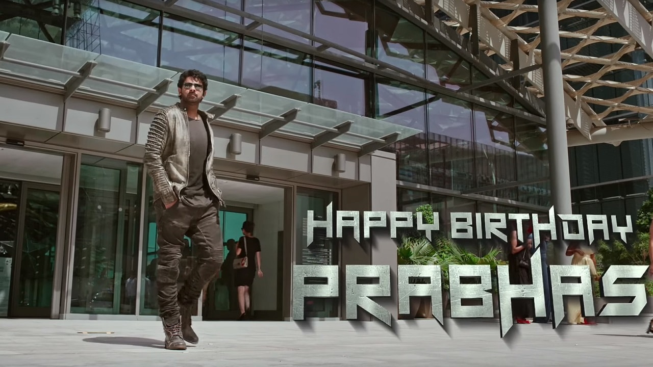 Teaser video of Saaho, commemorating Prabhas' 39th birthday. YouTube screengrab