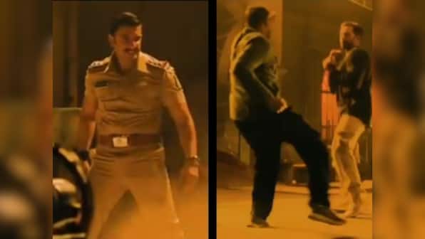 Watch: Ranveer Singh shares behind-the-scenes video from Rohit Shetty's upcoming cop drama Simmba