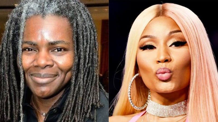 Tracy Chapman (left) and Nicki Minaj. Image from Facebook
