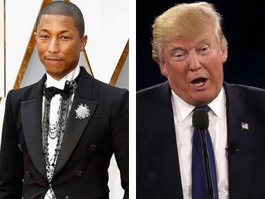 Pharrell Williams sends legal warning to Donald Trump for playing 'Happy' in rally post Pittsburgh shooting Pharrell Williams sends legal warning to Donald Trump for playing 'Happy' in rally post Pittsburgh shooting