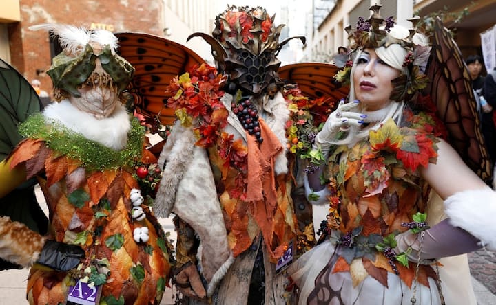 Halloween 2018 marked with ingenious costume parades, revelries the world over
