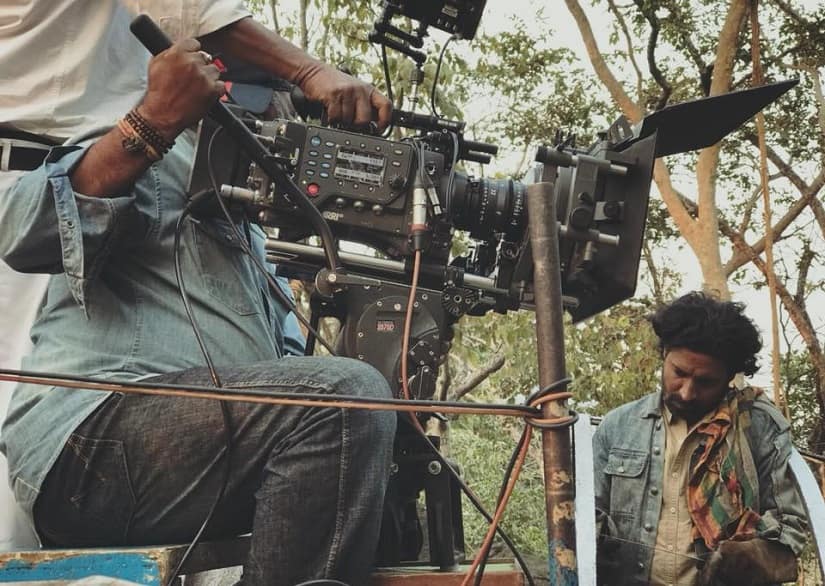 Chandan Roy Sanyal during the shoot of The Flight. Facebook