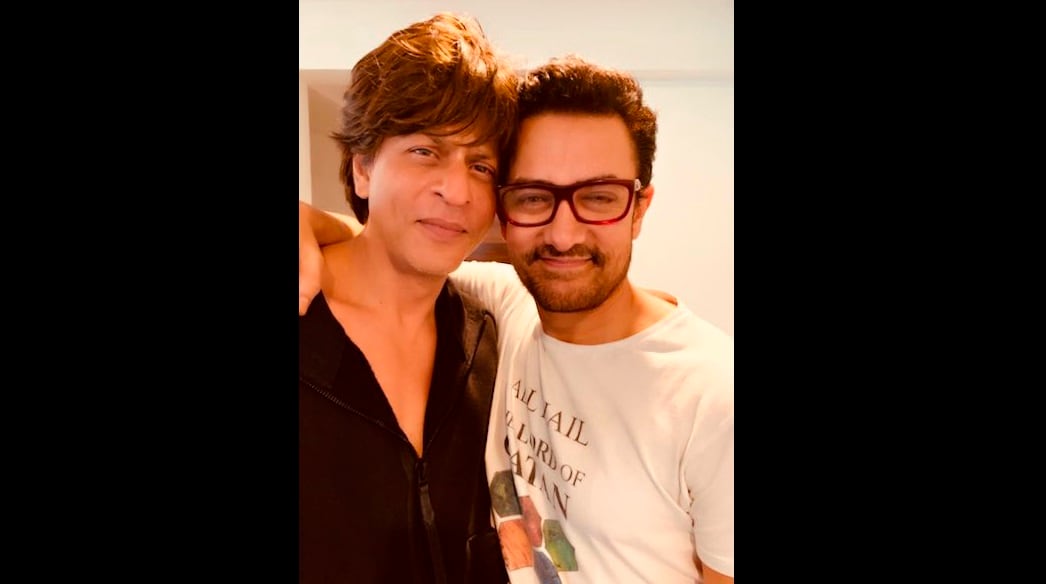 Aamir Khan and Shah Rukh Khan. File image