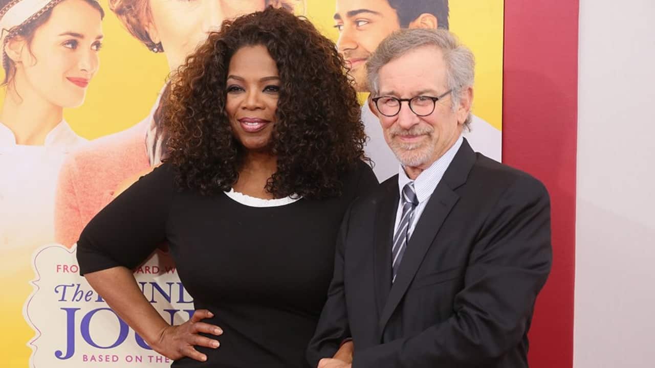 Ophran Winfrey and Steven Spielberg. Twitter/@EmpireDynamic