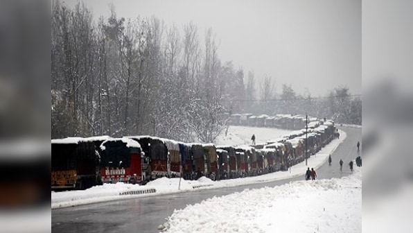 Kashmir snowfall: Early onset brings down electricity, fruit trees; traffic and daily life come to halt