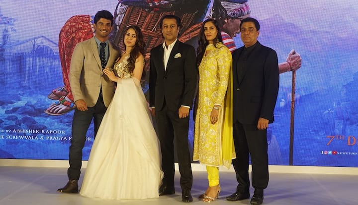 Sushant Singh Rajput, Sara Ali Khan attend trailer launch of their upcoming romantic drama Kedarnath