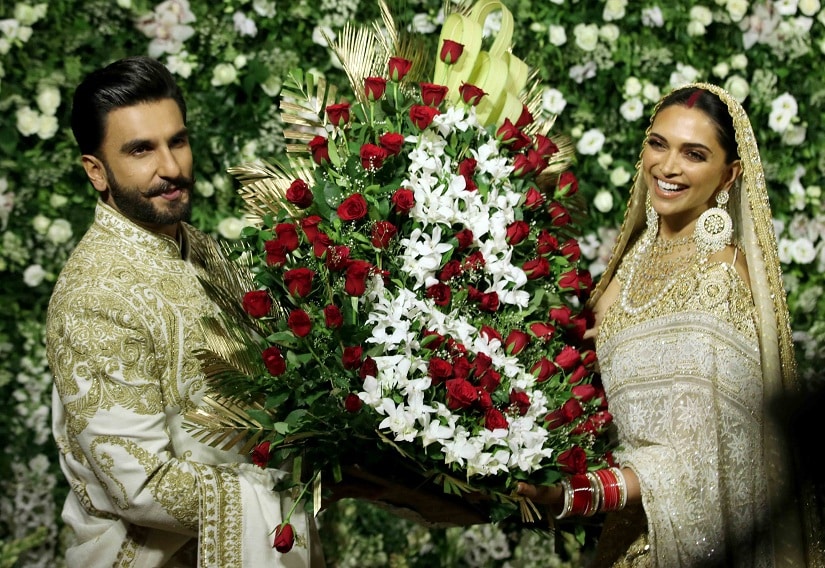 Deepika Padukone and Ranveer Singh reveal wedding reception outfits