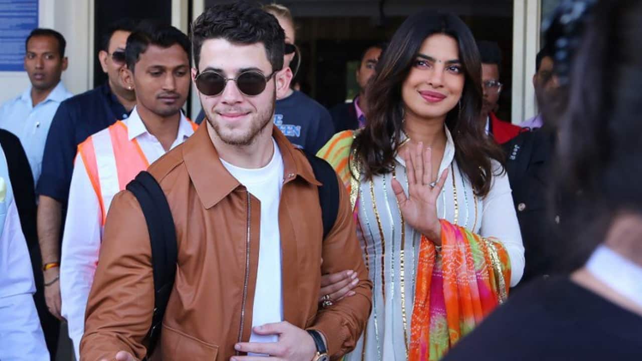Priyanka Chopra and Nick Jonas. Image via Twitter
