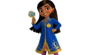Disney's animated mystery-adventure series Mira, Royal Detective features Freida Pinto, Kal Penn