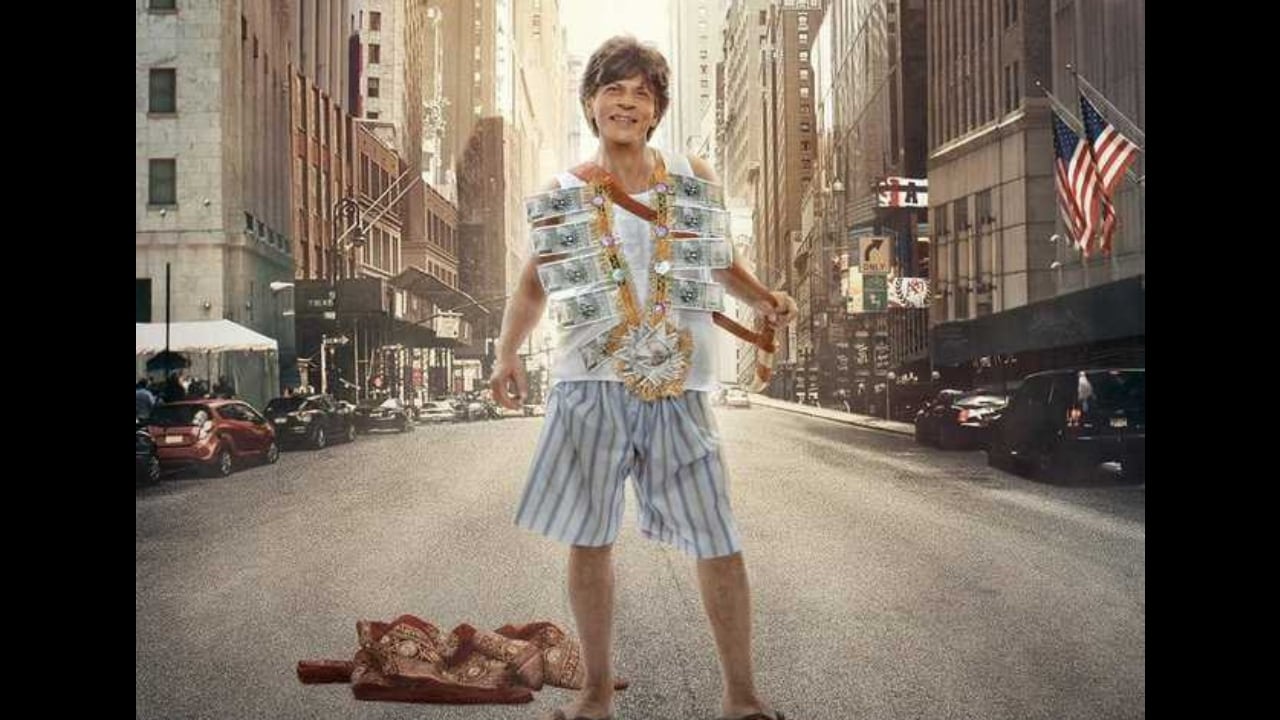 Zero promotional poster where Shah Rukh Khan is seen with a dagger. Facebook