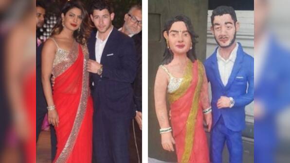 Priyanka Chopra, Nick Jonas-inspired clay figurines hit the market, after Taimur Ali Khan dolls