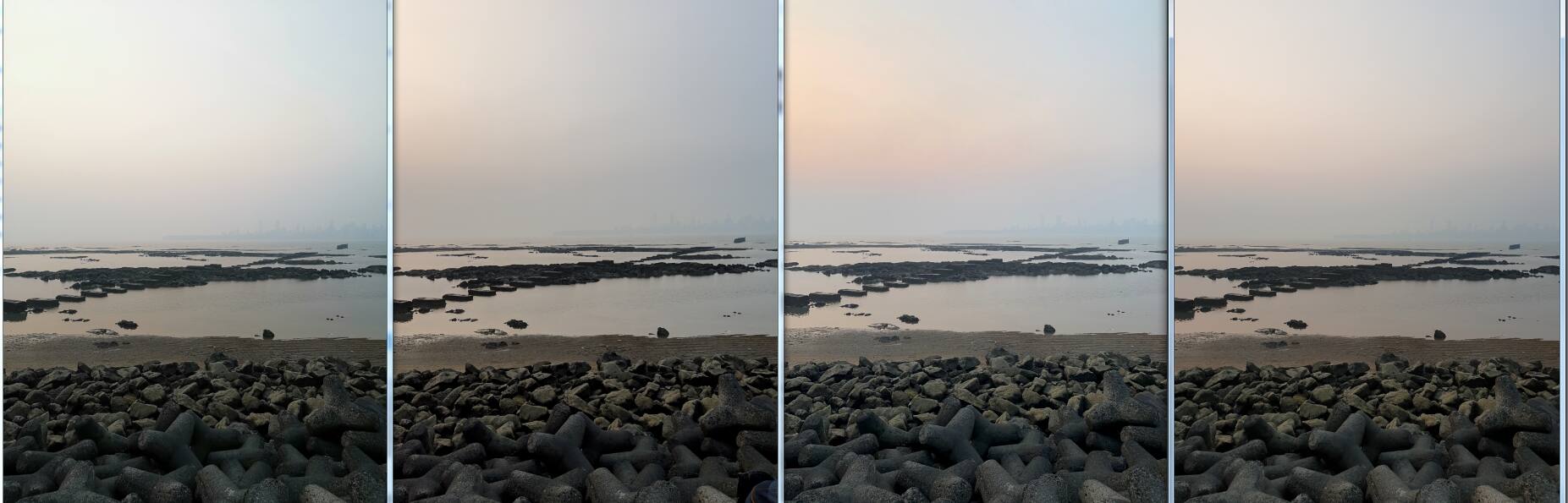 Evening Landscapes. L to R: Mate 20 Pro, Pixel 3XL, iPhone XS, Note 9