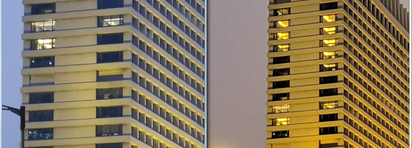 Mate 20 Pro (L) vs Google Pixel 3XL (R) Digital Zoom.