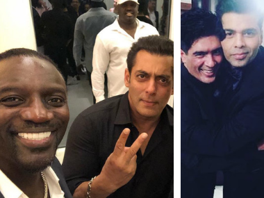 Salman Khan poses with Akon; Karan Johar, Kajol wish Manish Malhotra: Social Media Stalkers' Guide Salman Khan poses with Akon; Karan Johar, Kajol wish Manish Malhotra: Social Media Stalkers' Guide