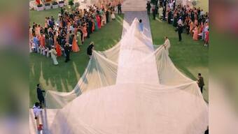 Priyanka Chopra 75-foot veil triggers funny memes: 'Bigger than a 1RK flat in Mumbai'