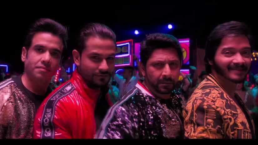 The cast of Golmaal in Simmba's Aankh Maare. YouTube screengrab