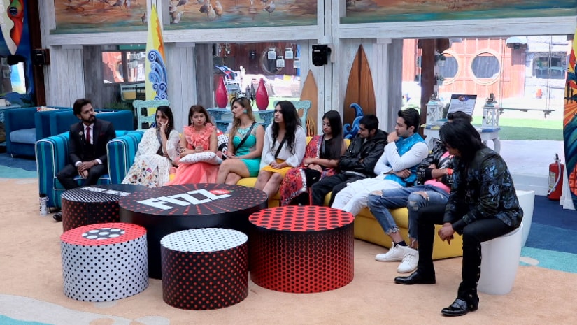 Contestants in the Bigg Boss 12 house during the kalkothri nominations