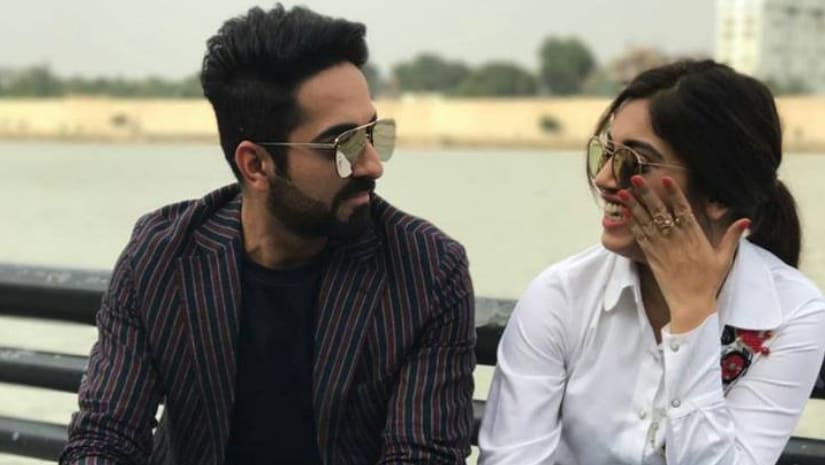 Ayushmann Khurrana and Bhumi Pednekar. Image from Facebook