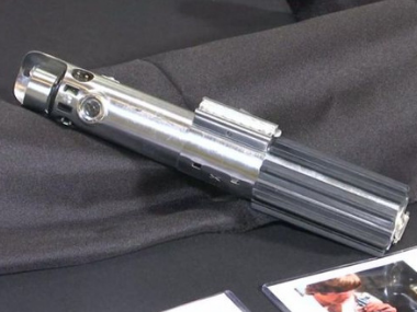Star Wars lightsaber pulled out of sale at auction due to doubts over its origin Star Wars lightsaber pulled out of sale at auction due to doubts over its origin