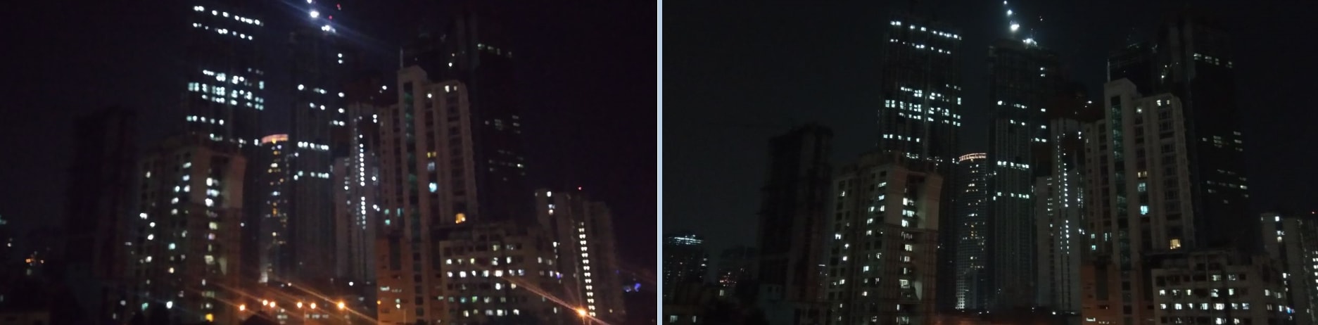 Landscapes clicked in low-light with Asus Zenfone Lite L1 (L) and Redmi 6A (R). Image: tech2/Sneha Sharma