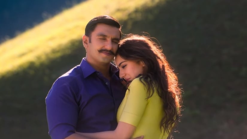 Still from Simmba's new song 'Tere Bin'. YouTube screengrab