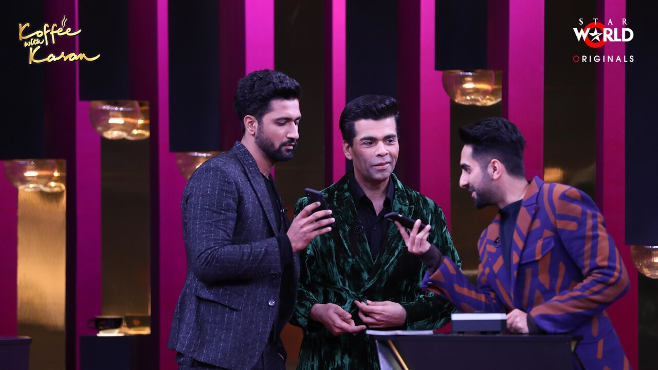 Vicky Kaushal and Ayushmann Khurrana on Koffee with Karan season 6. Star World