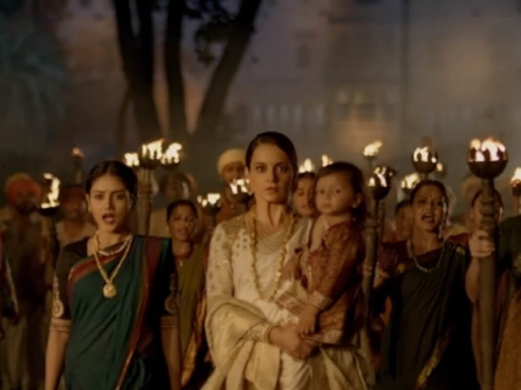 Manikarnika The Queen Of Jhansi Trailer Sees Kangana Ranaut As Fearless Leader Valiant Warrior Protective Mother Entertainment News Firstpost