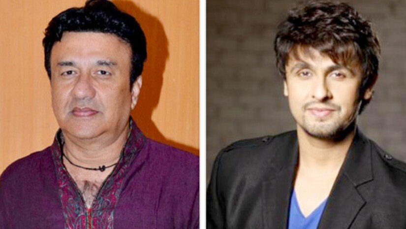 Anu Malik (left); Sonu Nigam (right). Image from Facebook
