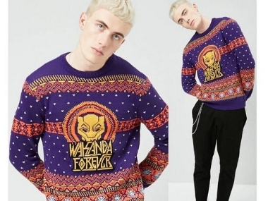 Forever 21 removes white model sporting Black Panther sweater, following backlash Forever 21 removes white model sporting Black Panther sweater, following backlash