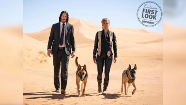John Wick: Chapter 3 first look — Keanu Reeves joins forces with Halle Berry and two new four-legged friends