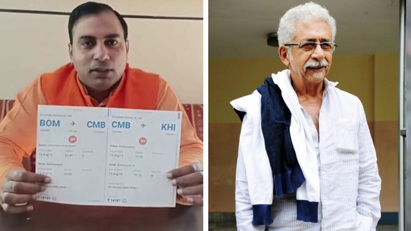 Amit Jain (left) and Naseeruddin Shah (right). Images from Facebook