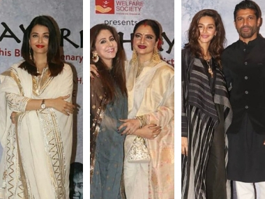 Aishwarya Rai Bachchan, Rekha, Vidya Balan attend Kaifi Azmi's birth centenary music event Aishwarya Rai Bachchan, Rekha, Vidya Balan attend Kaifi Azmi's birth centenary music event
