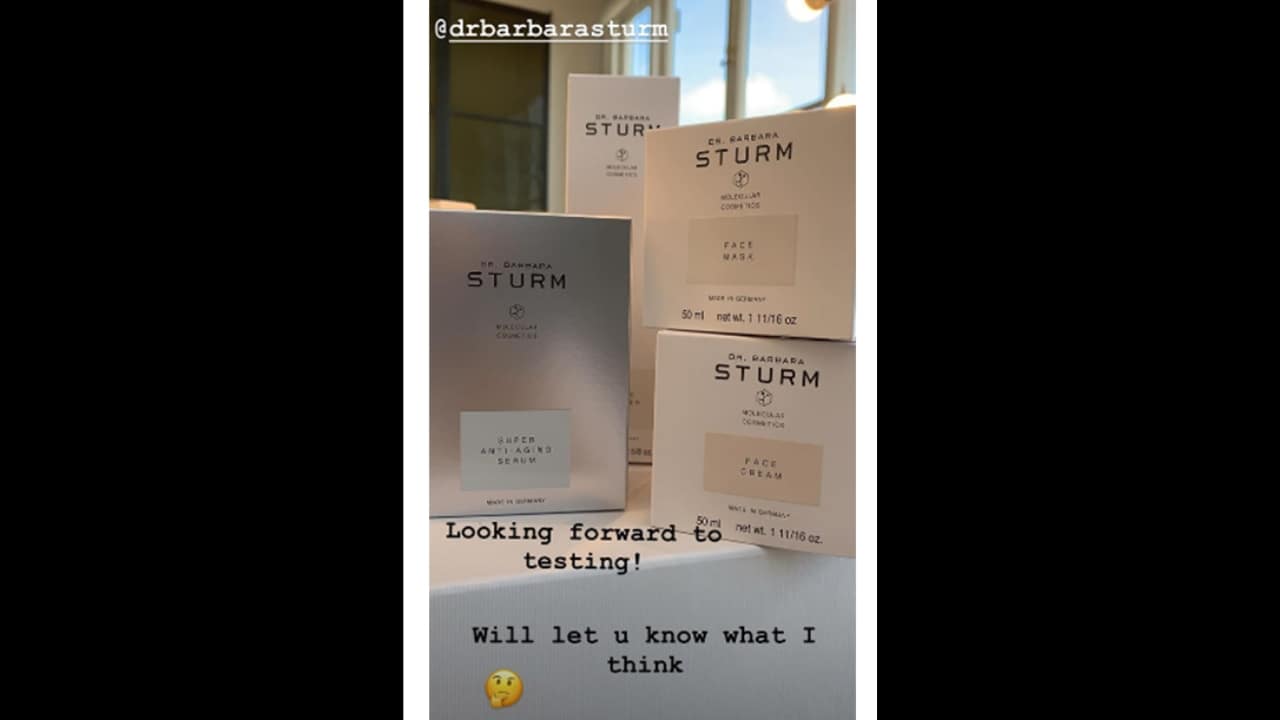 Victoria Beckham's Instagram story. Instagram