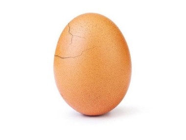 The egg that dethroned Kylie Jenner's post to become most liked Instagram picture has started to crack The egg that dethroned Kylie Jenner's post to become most liked Instagram picture has started to crack