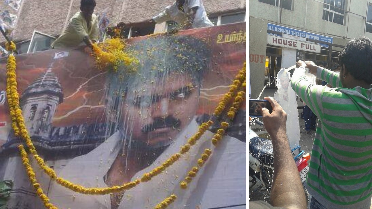 Paal Abhishekam. Representational image