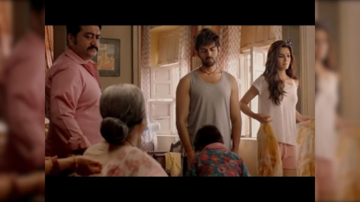 Luka Chhupi trailer: Kartik Aaryan, Kriti Sanon's live-in relationship becomes a family affair