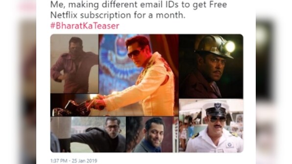 Bharat teaser: Salman Khan's numerous looks, from navy officer to circus artist, spark hilarious memes on Twitter