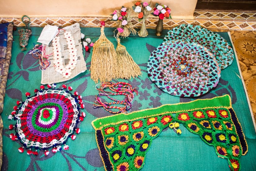 Kinjalkar has not restricted herself to one craft. She keeps experimenting to come up with new ideas