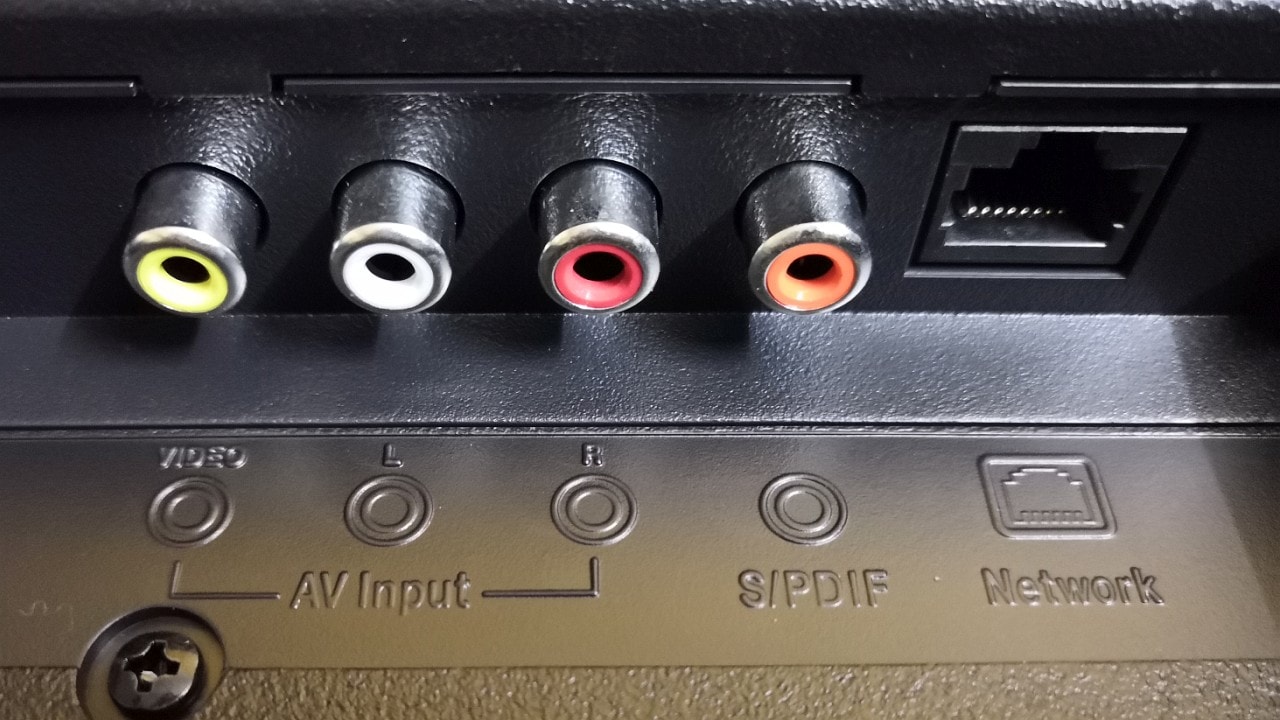Audio IO ports.