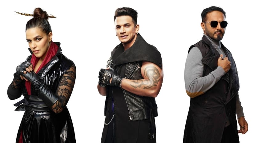 Roadies gang leaders Neha Dhupia (left), Prince Narula (cebtre) and Nikhil Chinapa