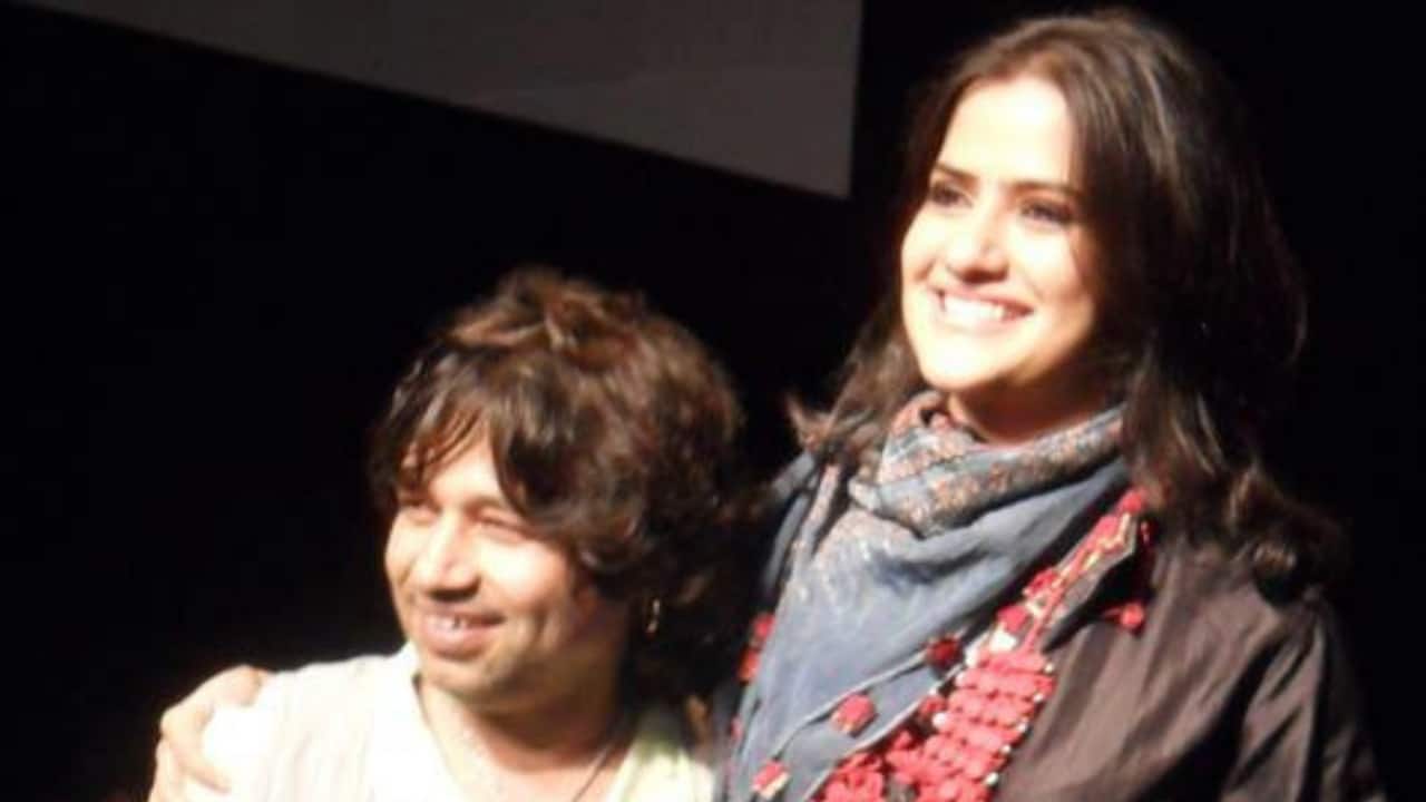 Kailash Kher and Sona Mohapatra. Image from Facebook